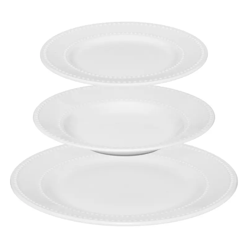 18-częściowy serwis obiadowy PEARL, porcelana