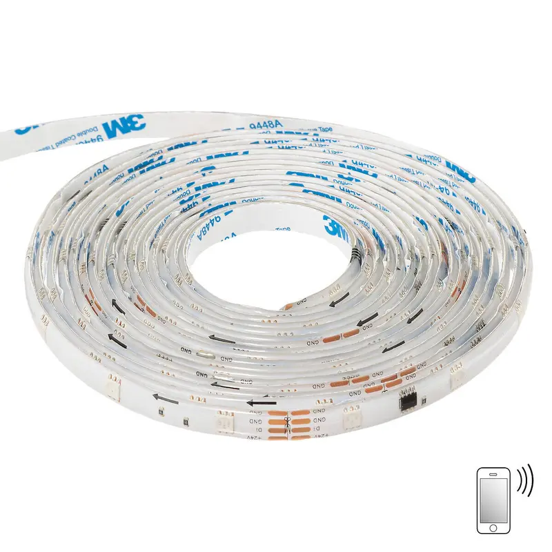 5-metrowa taśma LED RGB, na bluetooth i na pilota