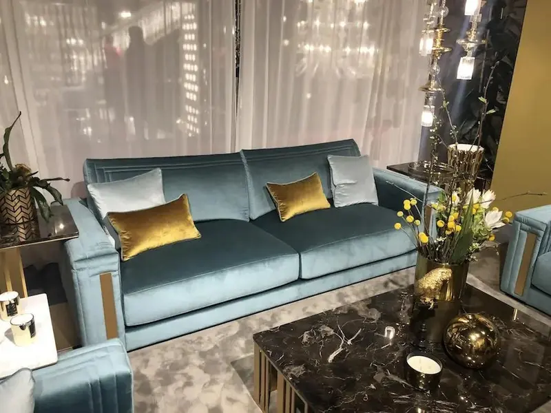 ATMOSFERA SOFA 3 OSOBOWA WŁOSKA EKSKLUZYWNA 242CM / ADORA ARREDOCLASSIC