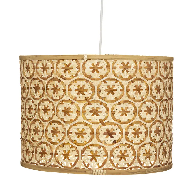 Bambusowa lampa wisząca HAZEL, Ø 37 cm