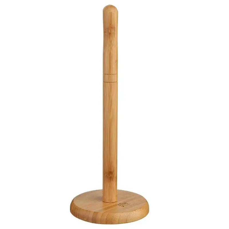 Bambusowy stojak na ręcznik papierowy, 32 cm