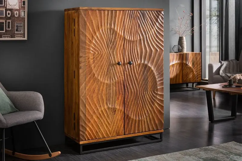 BAREK SCORPION 140 CM BRĄZOWY MANGO / 40955 / INVICTA INTERIOR