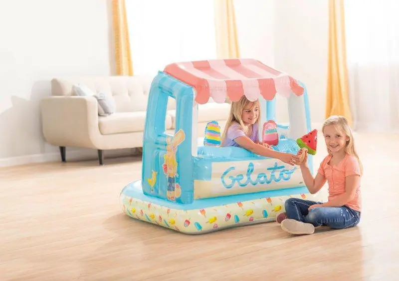 Basen dmuchany dla dzieci 2w1 GELATO, 127 x 102 x 99 cm, INTEX