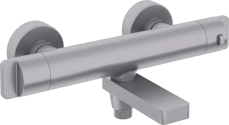 Bateria wannowa termostatyczna Therm Stalowy Szczotkowany