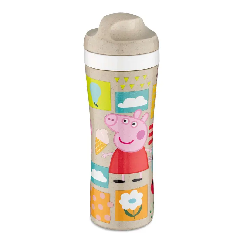 Bidon na wodę OASE ŚWINKA PEPPA, 425 ml, KOZIOL