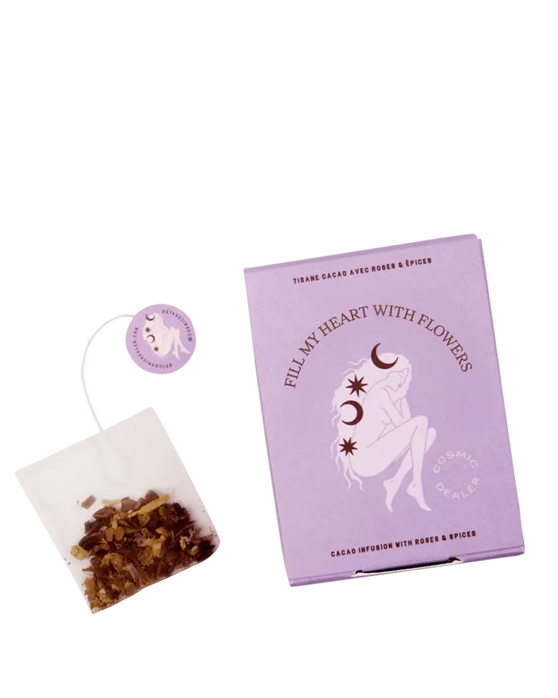 BIO herbata Ceremonial Cacao & Double Rose -12 saszetek