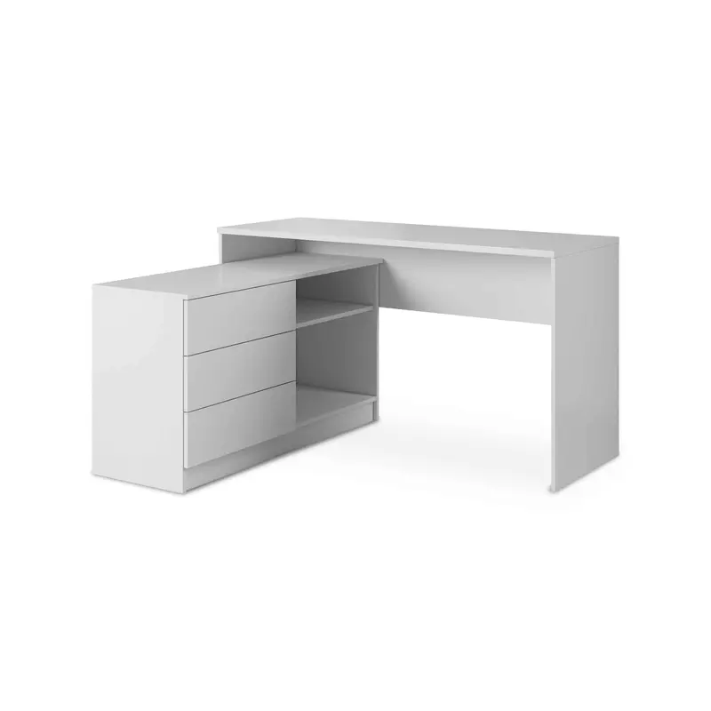 Biurko z 138x76 cm w stylu minimalistycznym | Teno