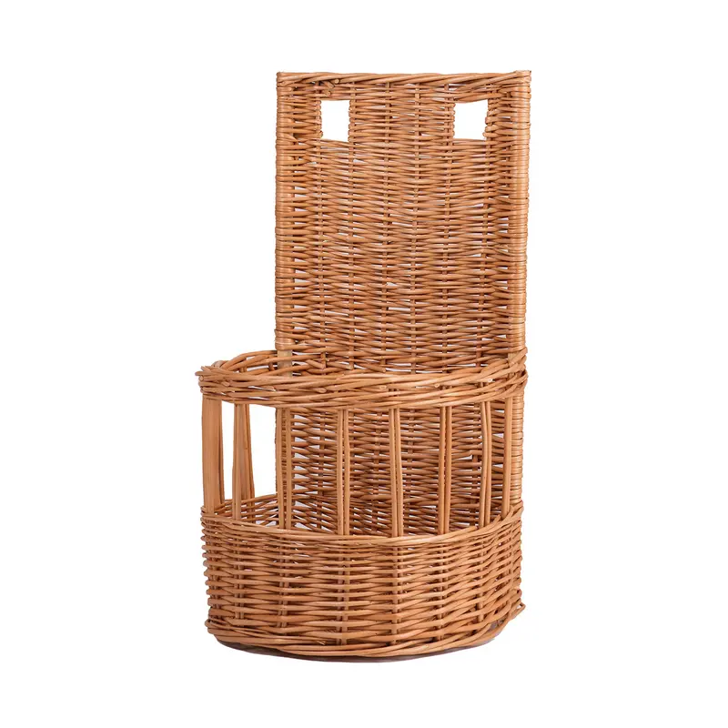 Bivela wicker baguette basket for storage and display TheWickerStories