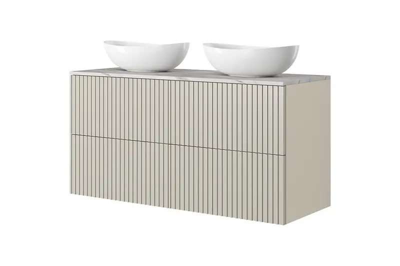 Blat łazienkowy Nicole 120 cm - crema bianca