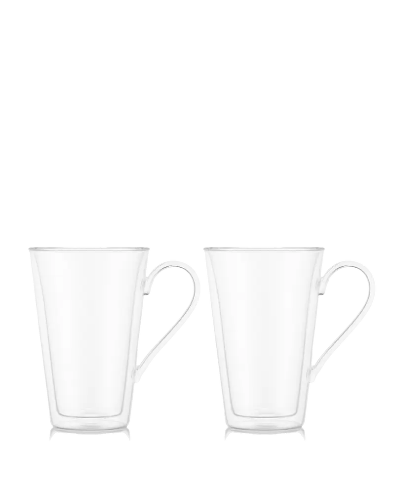Bodum kubki z podwójną ścianką 2 szt. Canteen 0.4 l Transparent