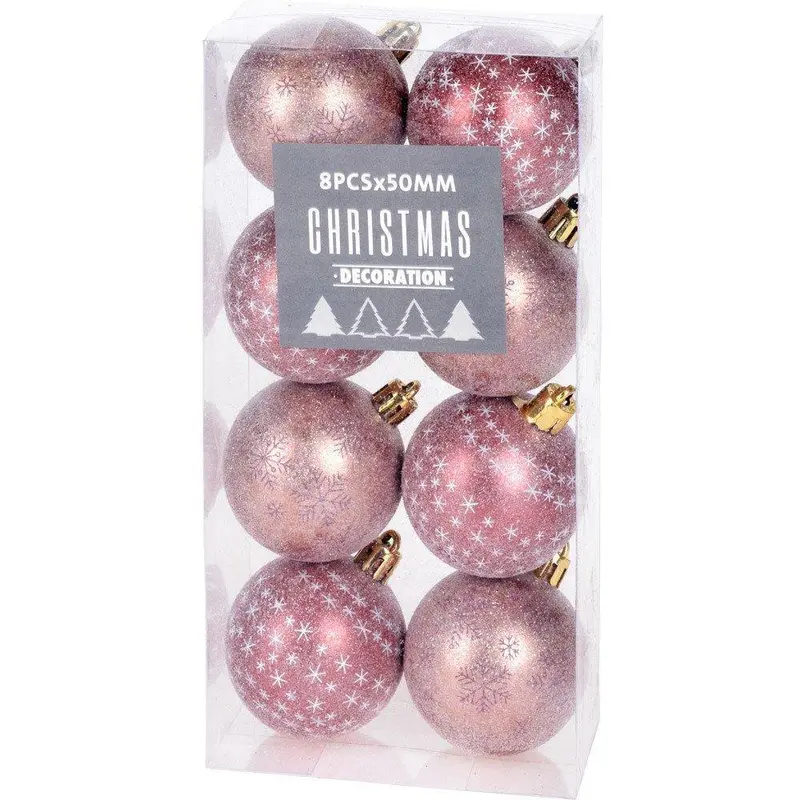 Bombki choinkowe JOLLY, 8 sztuk, Ø 5 cm