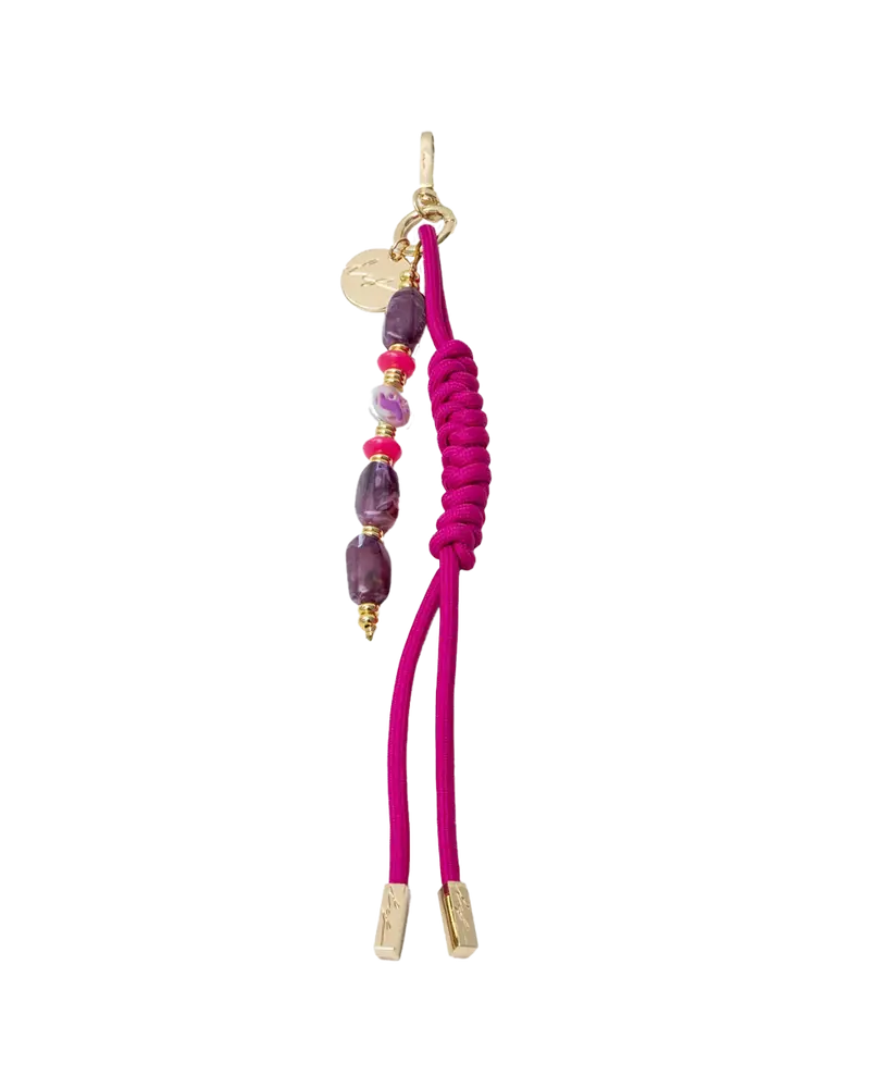 Brelok do kluczy/do torebki BOBBY FUCHSIA 31 cm