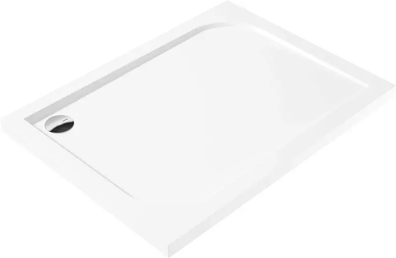 Brodzik akrylowy prostokątny 90x120 cm Cubic Biały