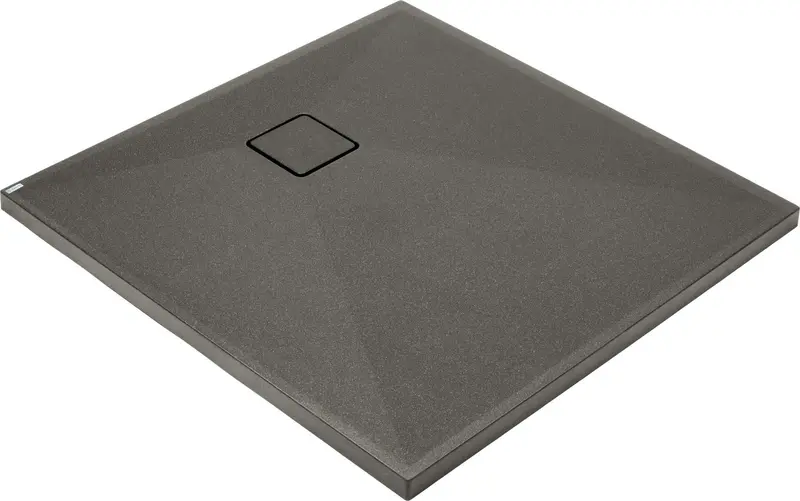 Brodzik granitowy kwadratowy 80x80 cm Correo Antracyt
