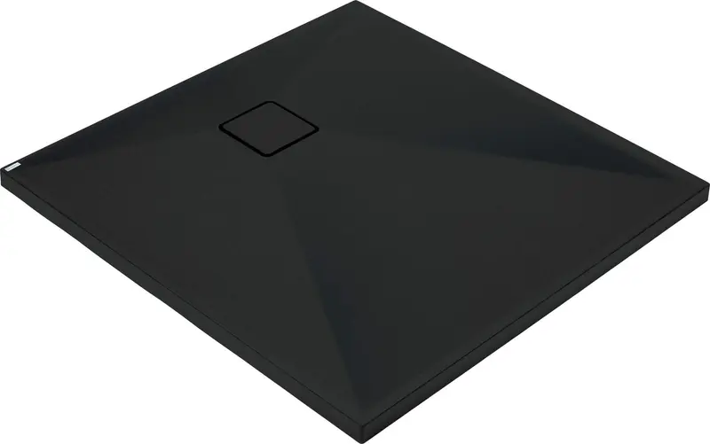 Brodzik granitowy kwadratowy 80x80 cm Correo Czarny Mat