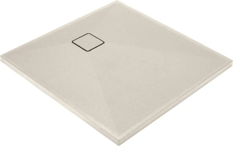 Brodzik granitowy kwadratowy 90x90 cm Correo Beżowy