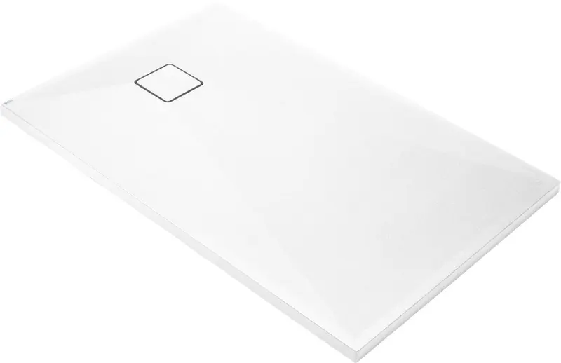 Brodzik granitowy prostokątny 120x90 cm Correo Biały Mat