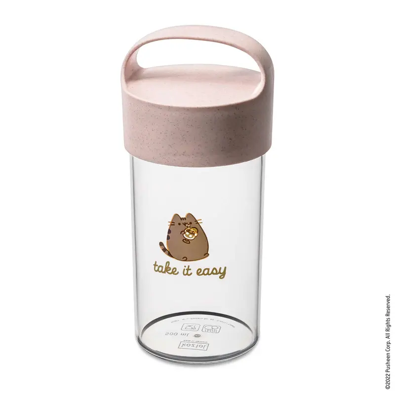 Butelka na wodę BUDDY DRINK, KOTEK PUSHEEN TAKI IT EASY, 500 ml, KOZIOL