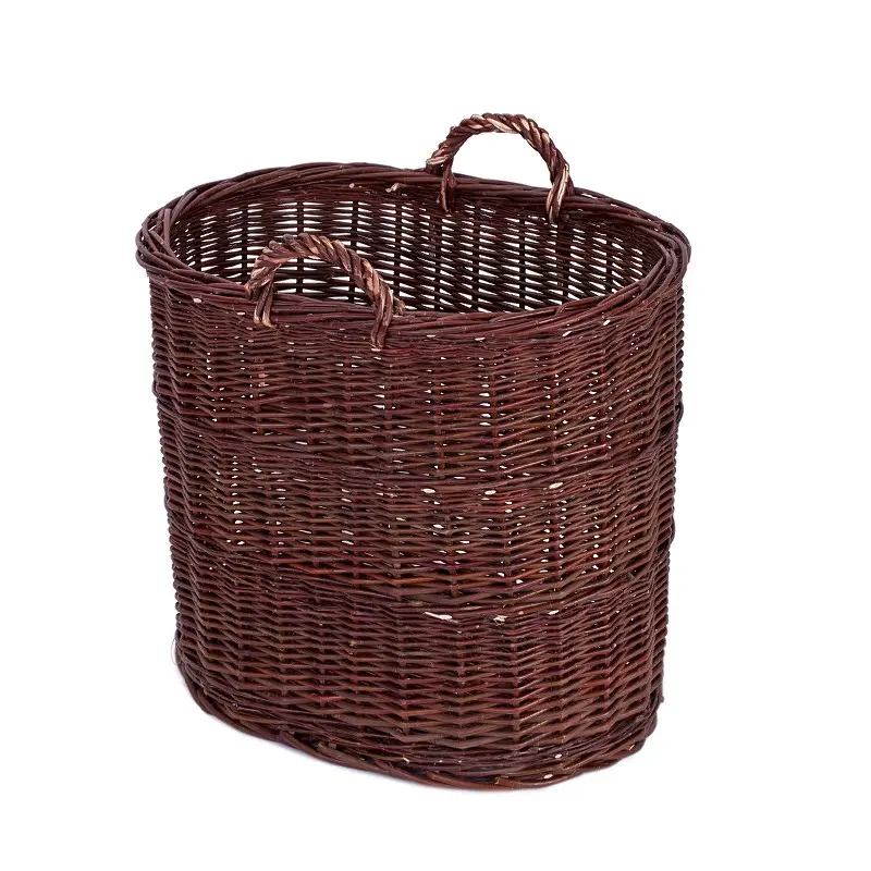 Celia wicker basket container with handles TheWickerStories