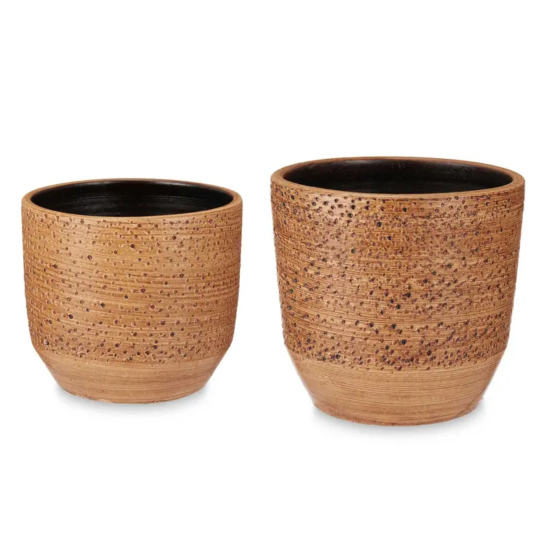 Ceramiczne doniczki DOTS&LINES, 2 sztuki