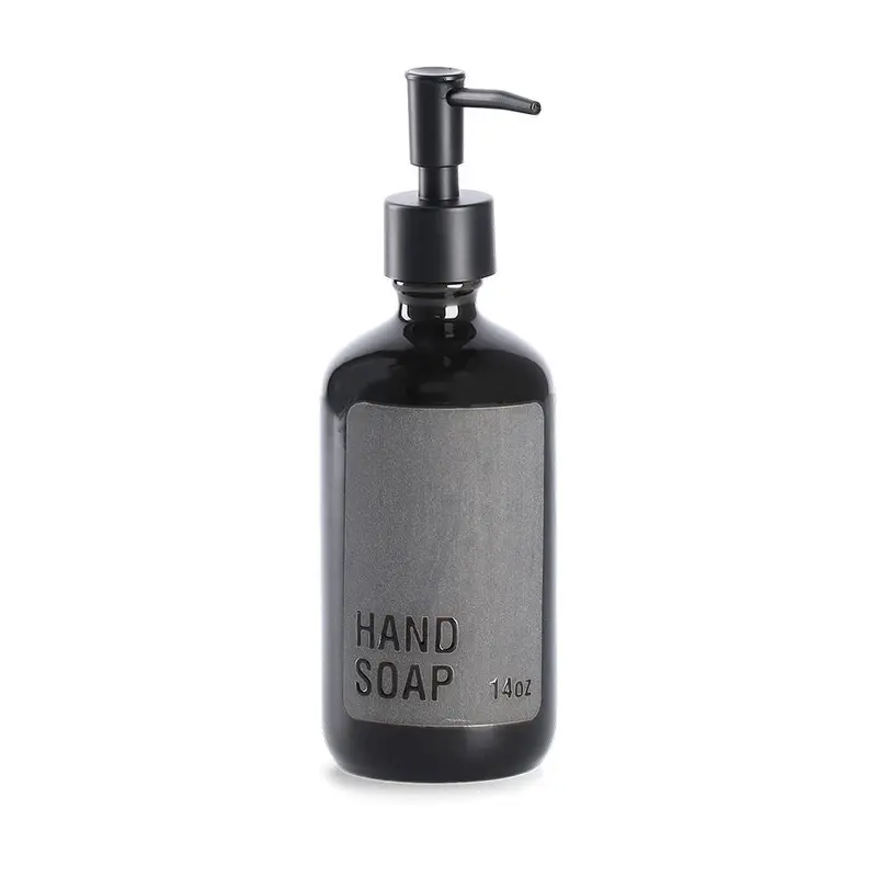 Ceramiczny dozownik na mydło HANDSOAP, Ø7 x 20,8 cm
