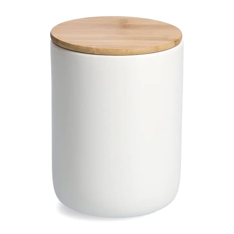 Ceramiczny słoik z wieczkiem, na produkty sypkie, 1540 ml