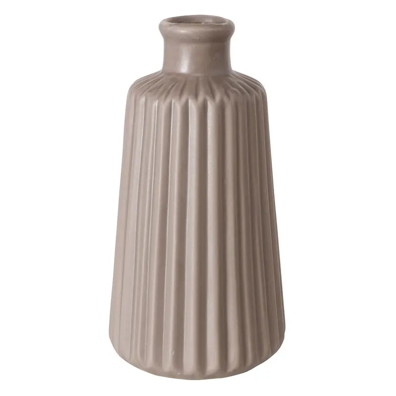Ceramiczny wazon z tłoczonym wzorem ESKO, 18 cm