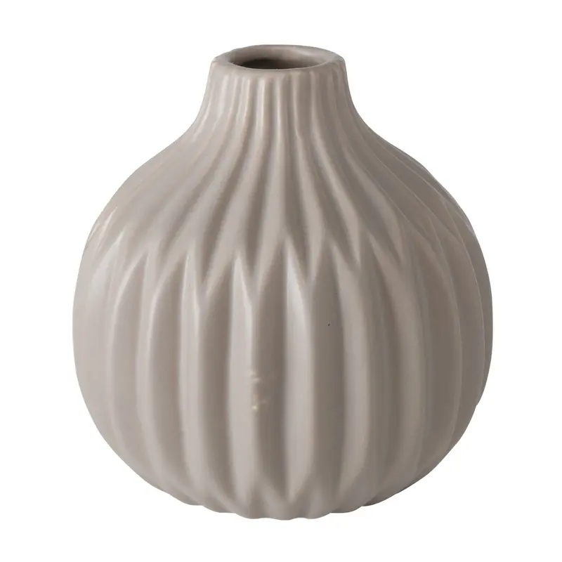 Ceramiczny wazon z tłoczonym wzorem ESKO, Ø 11 cm