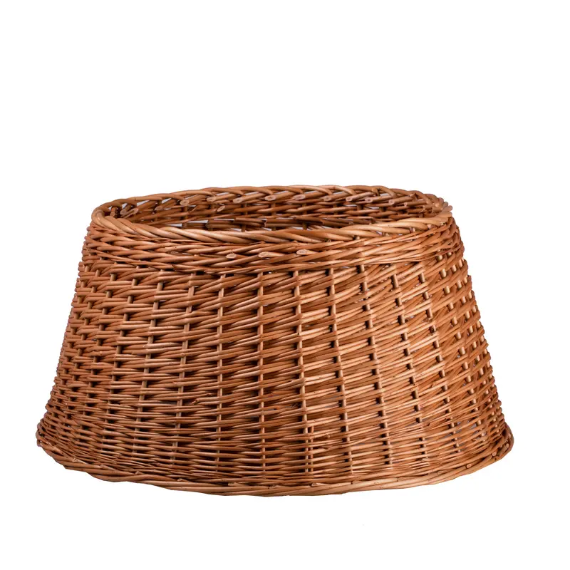 Cerin wicker tree collar, cover for the tree stand TheWickerStories