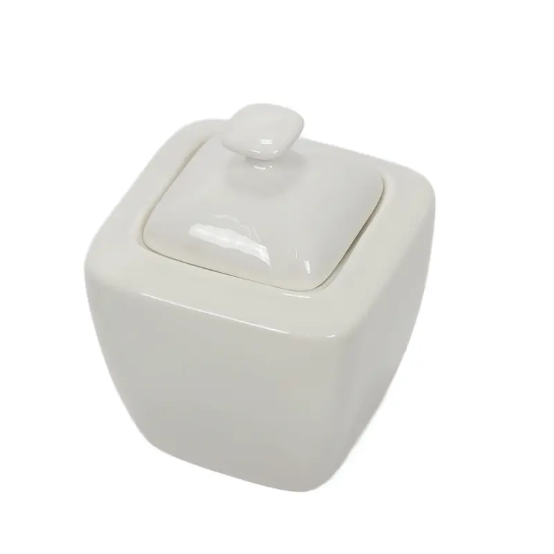 Cukiernica porcelanowa z pokrywką, 320 ml