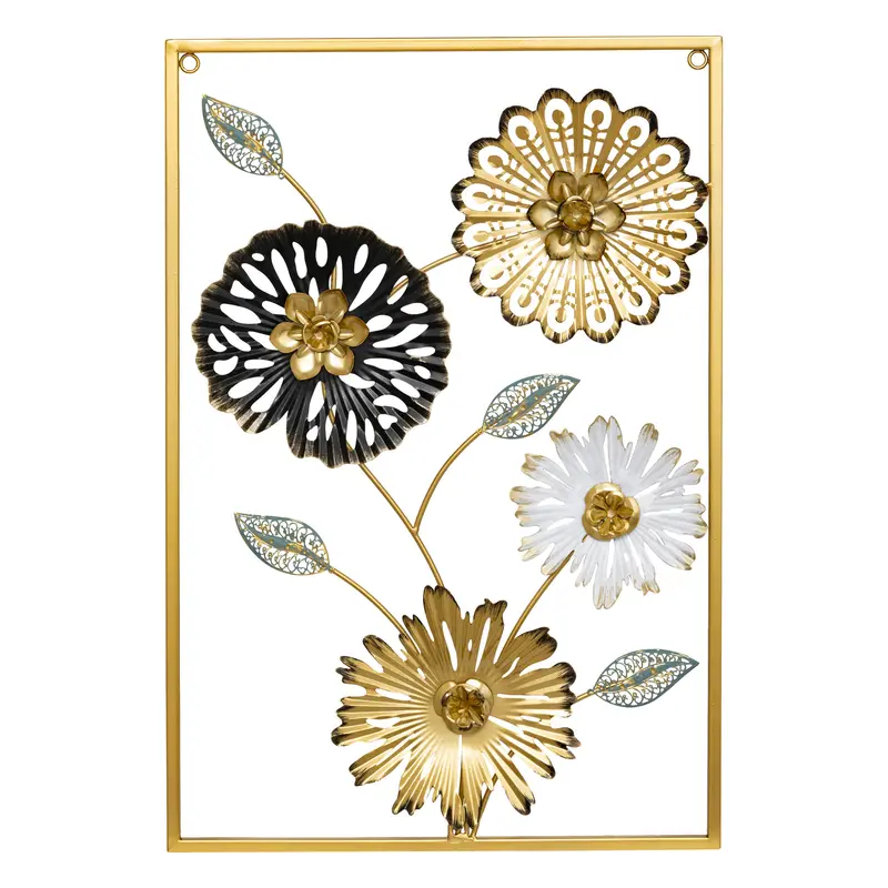 Dekoracja ścienna FLORINE, 40 x 60 cm, metal
