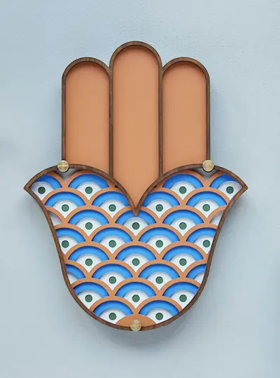 Dekoracja ścienna HAMSA #8