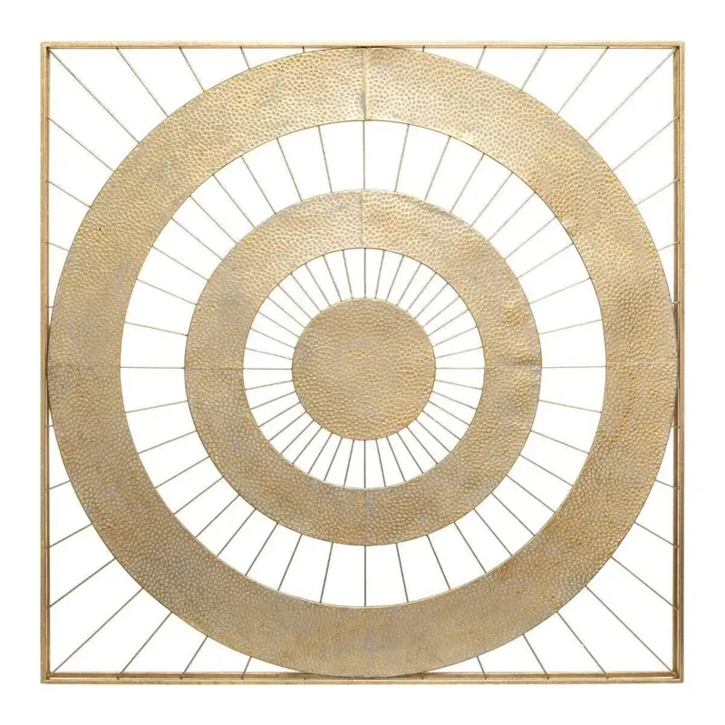 Dekoracja ścienna z metalu LOUISE, 90 x 90 cm