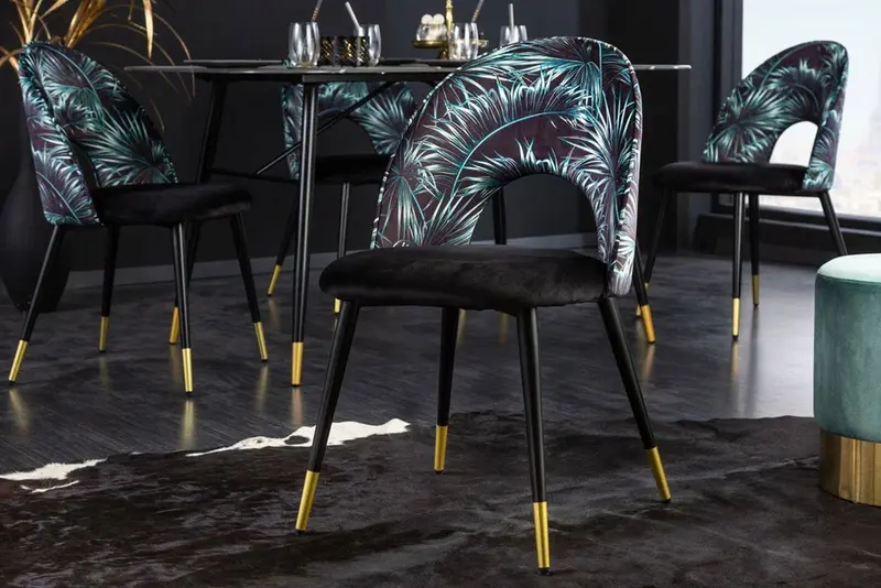 Designerskie krzesło Boutique czarne / 41700 / INVICTA INTERIOR