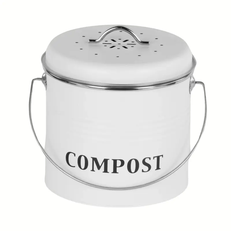 Domowy kompostownik metalowy, 3,5 l