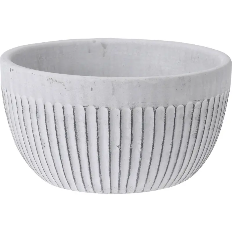 Doniczka ceramiczna z geometrycznym wzorem, Ø 19,8 cm