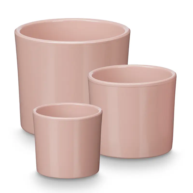Doniczki ceramiczne, 3 sztuki, Ø 14, 17, 22 cm