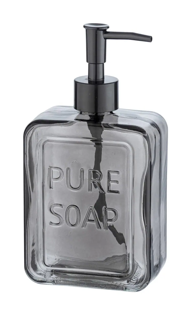 Dozownik do mydła w płynie PURE, szklany, 550 ml, WENKO
