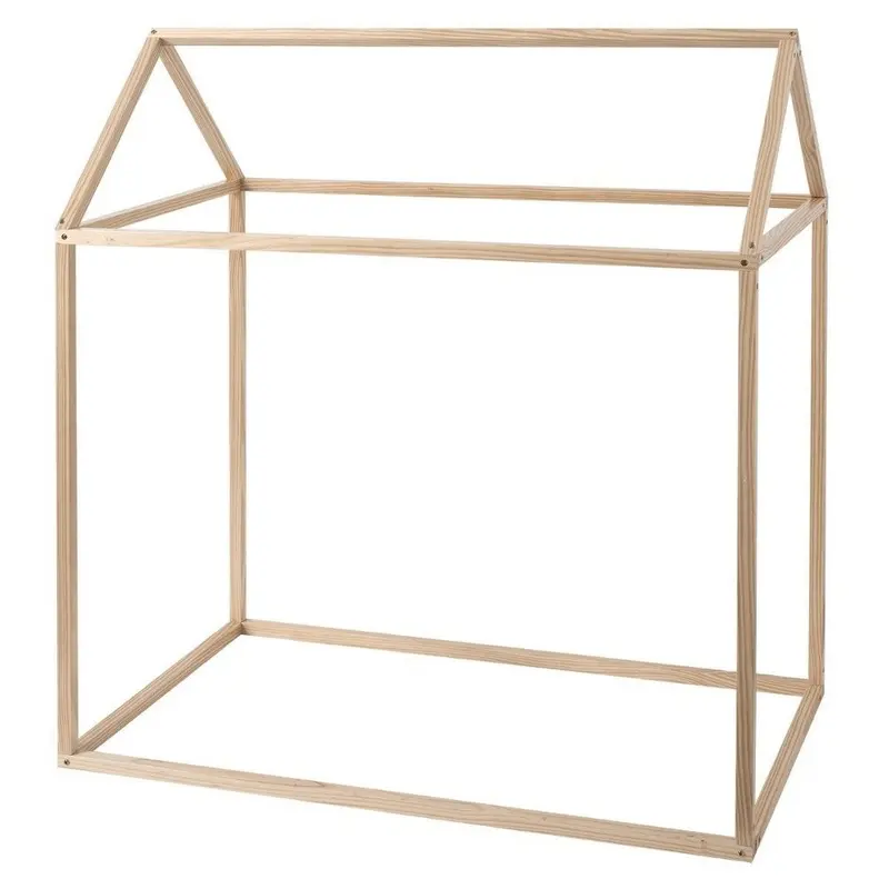 Drewniany domek dla dzieci, dekoracja - 115 x 66 x 126 cm