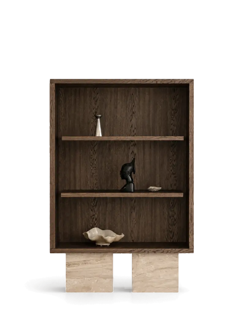 Drewniany regał BLOCK Cabinet