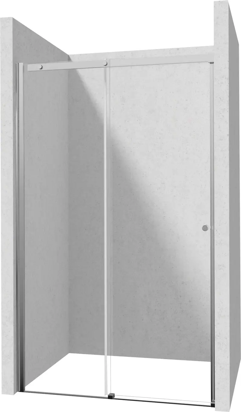 Drzwi prysznicowe 140 cm - przesuwne Kerria Plus Chrom