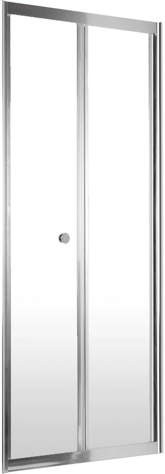 Drzwi prysznicowe wnękowe 80 cm - składane Jasmin Plus Chrom
