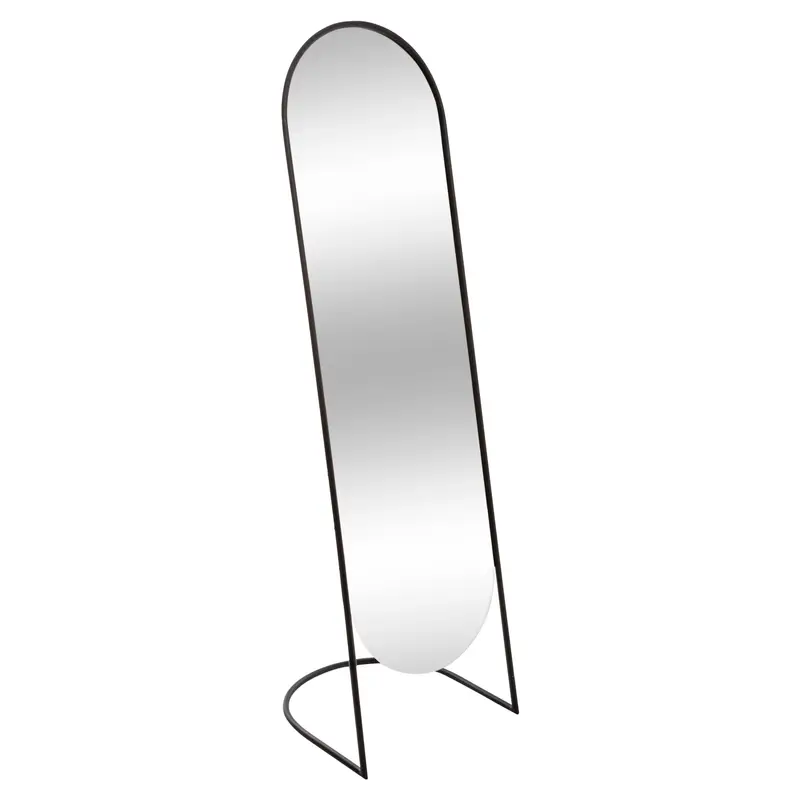 Duże lustro stojące w metalowej ramie JEF, 39,5 x 136 cm