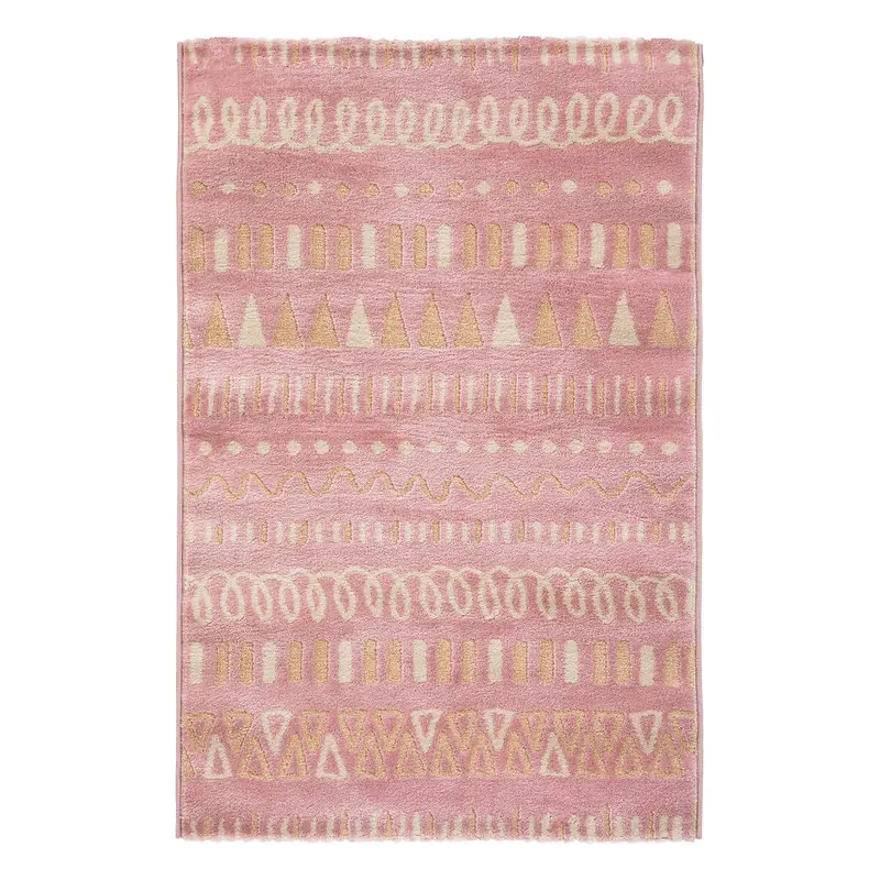 Dywan dziecięcy GIRLY, wzorki, 100 x 150 cm