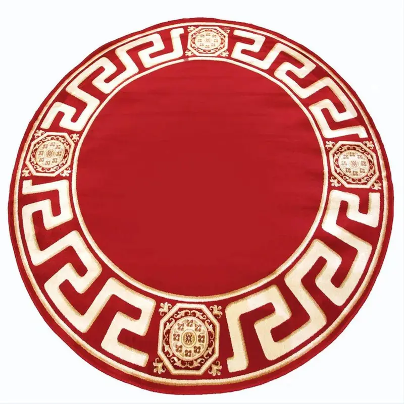 Dywan z meandrem Versace czerwony 152