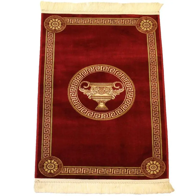 Dywan z meandrem Versace + waza bordo 100/140