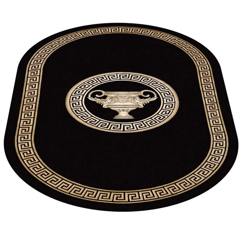 Dywan z meandrem Versace + waza czarny 152/230