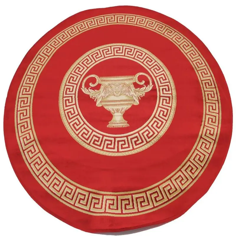 Dywan z meandrem Versace + waza czerwony 152