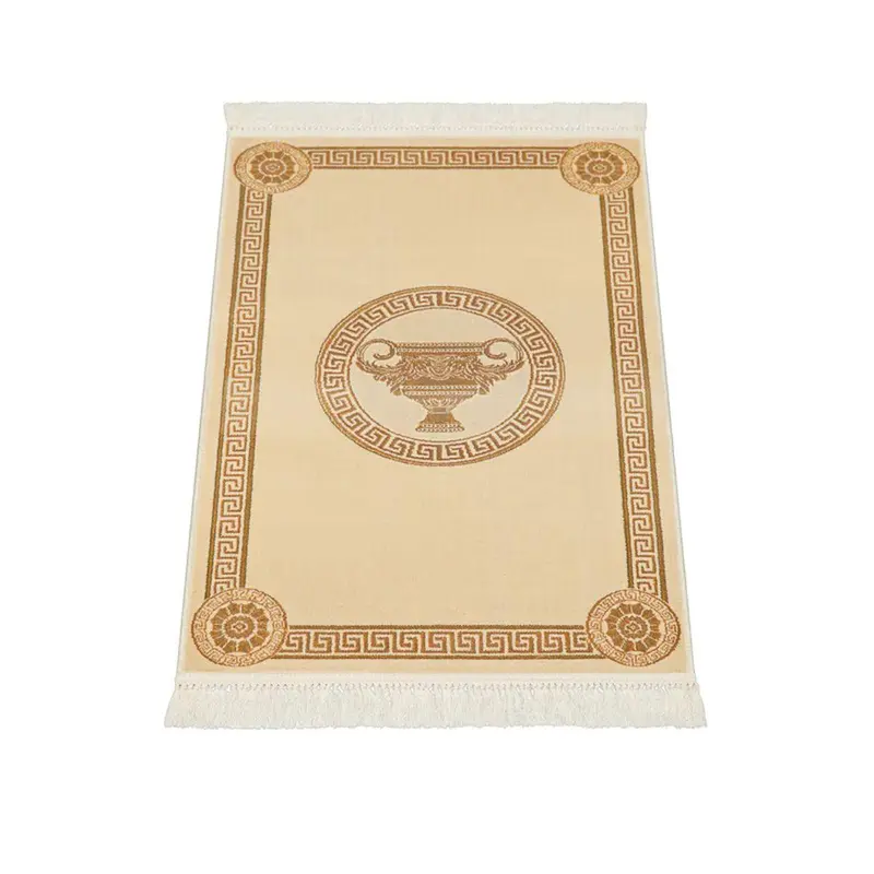Dywan z meandrem Versace +waza kremowy 280/200
