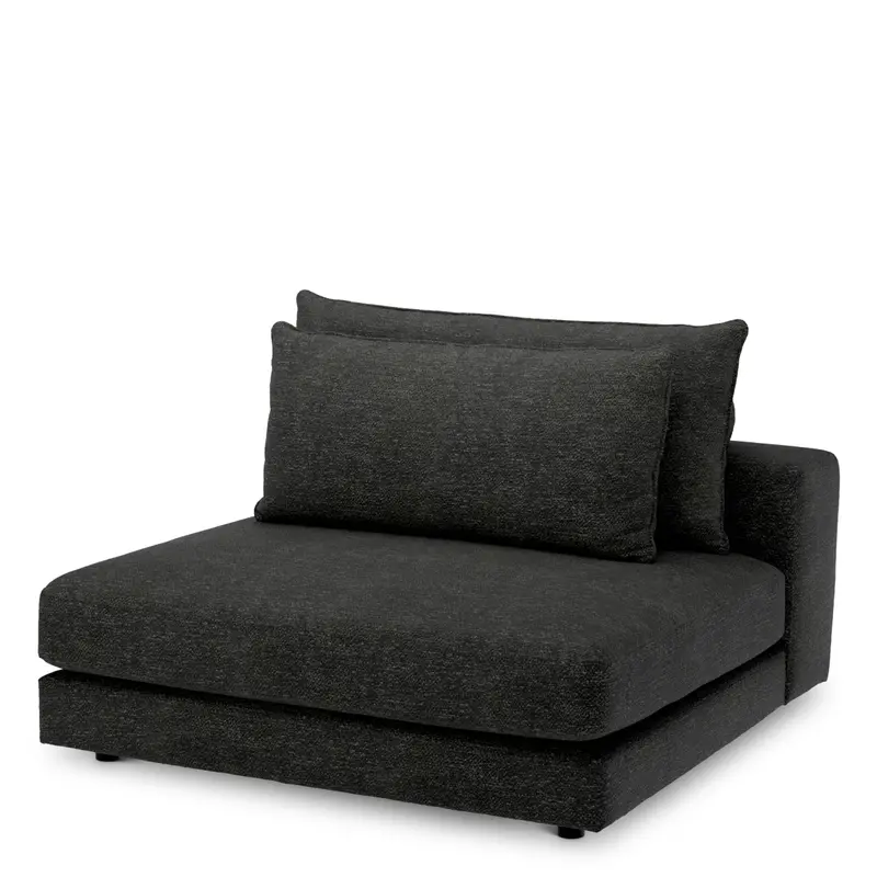 Element środkowy sofy modułowej Lounge Club, Lurano Charcoal